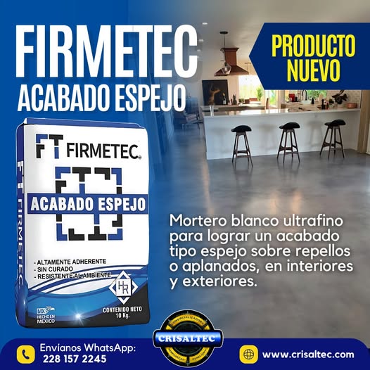crisaltec - firmetec - acabado espejo